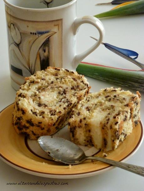 Brazo de Gitano con Fideos de Chocolate