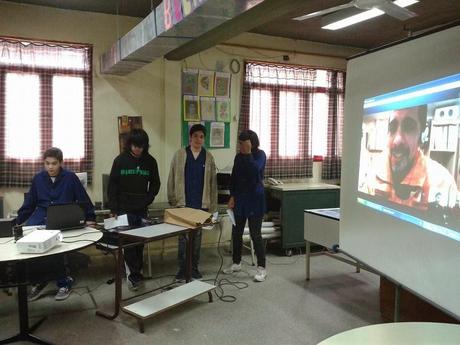 ALUMNOS DE LA ESCUELA DE EDUCACIÒN TÈCNICA Nº 2 DE GARIN CONVERSARON CON LAS BASES ANTÁRTICAS