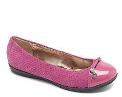 Con zapatos SIN TACÓN 2.-ROCKPORT-TOTAL MOTION BALLET-FUCSHIA ROSE-$1,899.00