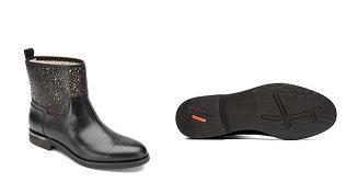 Con zapatos SIN TACÓN 17.- ROCKPORT-ALANDA LASER BOOTIE-BLACK-$2,699.00