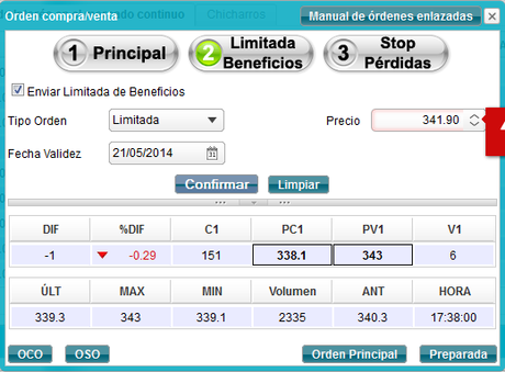 Auxiliar de Ferrocarriles (CAF): utilizando órdenes enlazadas Auxiliar de Ferrocarriles (CAF): utilizando órdenes enlazadas