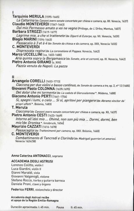 Lección vocal de combates y lamentos