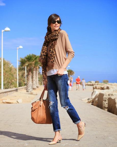 Boyfriend + Kitten heels