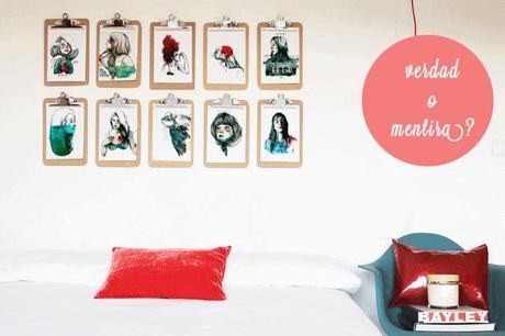 3 ideas #lowcost para una pared con clipboards!