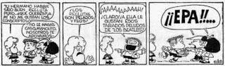 La obsesión fanática de Mafalda con los Beatles