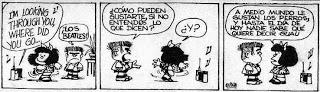 La obsesión fanática de Mafalda con los Beatles