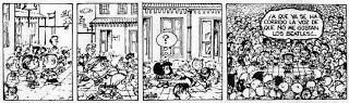 La obsesión fanática de Mafalda con los Beatles