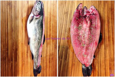 TRUCHAS RELLENAS DE VERDURAS