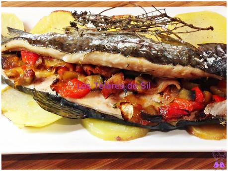 TRUCHAS RELLENAS DE VERDURAS