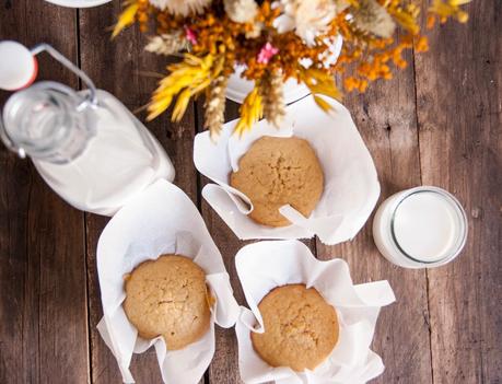 Muffins de manzana y pera