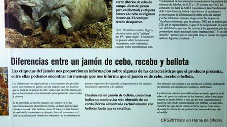 EL PRIMER ESPACIO DIVULGATIVO SOBRE EL JAMON IBÉRICO ABRE EN BARCELONA