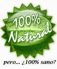 natural no significa sano