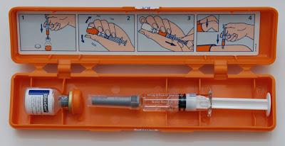 Kit de emergencia de glucagon