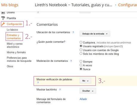 Cómo quitar la verificación captcha de los comentarios. Cómo quitar la verificación captcha de los comentarios.