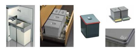 Cubos para reciclar