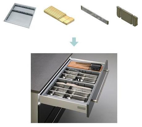 Tus cajones de cocina bien ordenados