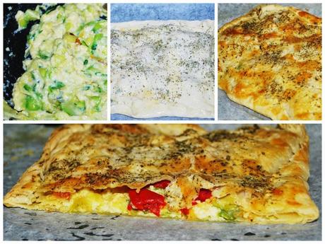 Empanada de calabacín y queso