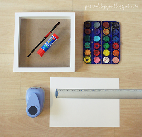 pasandolopipa | materiales para la manualidad del cuadro