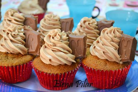 Cupcakes de chocolate Crunch