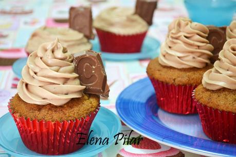Cupcakes de chocolate Crunch