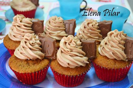 Cupcakes de chocolate Crunch