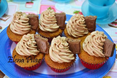 Cupcakes de chocolate Crunch