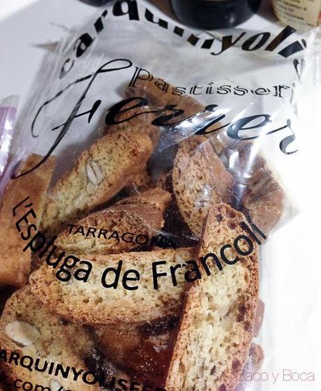 Nuestro gran sábado en #viajeatarraco Primera Parte Carquinyolis Ferrer lote amigastronomikas