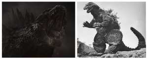 Godzilla actual y años 50