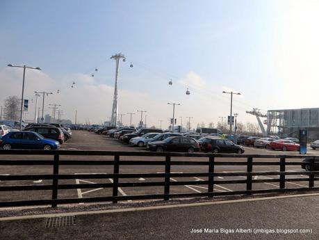 Volando sobre las Docklands de Londres