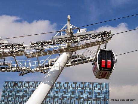 Volando sobre las Docklands de Londres