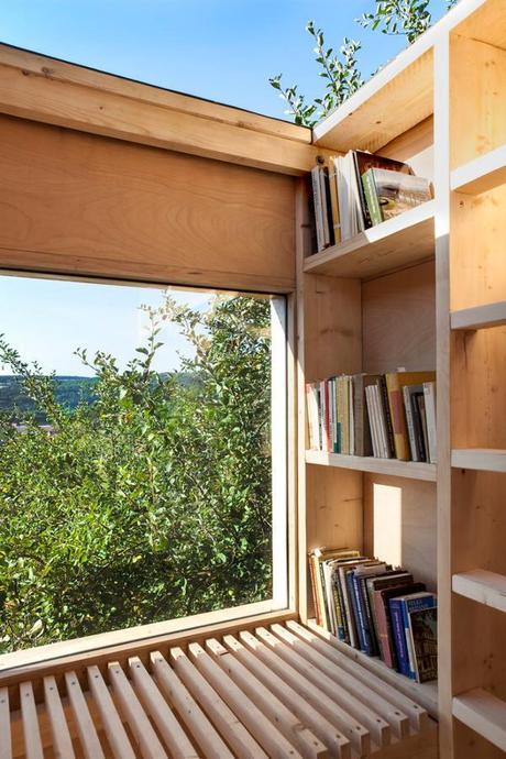 Biblioteca en el jardín......en Arquitectura Sorprendente