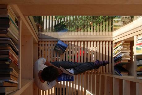 Biblioteca en el jardín......en Arquitectura Sorprendente