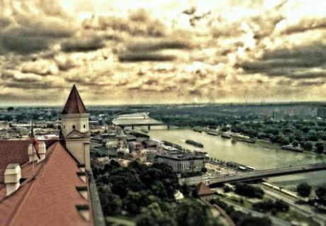 El Danubio, desde el castillo de Bratislava