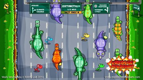 Explosive Dinosaurs, minijuegos para varios jugadores con pruebas inspiradas en los clásicos