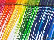 Cuadro hecho ceras colores