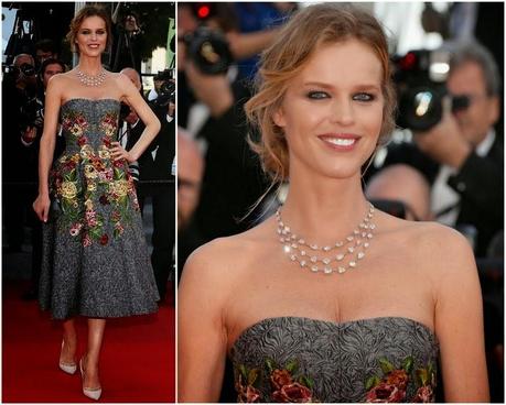 Eva Herzigova  by Dolce Gabbana - Cannes 2014