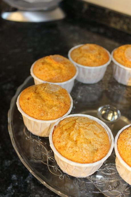 MUFFINS DE MERMELADA DE NARANJA Y NUECES