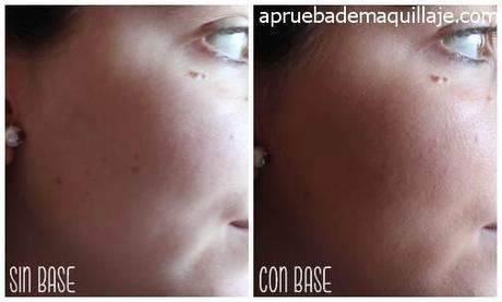 Maquillaje Acabado Impecable de By The Face Make Up Swatch de la base de maquillaje Acabado Impecable tono 03 de By The Face Make Up