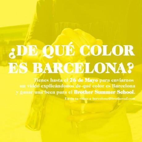 Di de qué color es Barcelona y gana una beca en el Brother Summer School