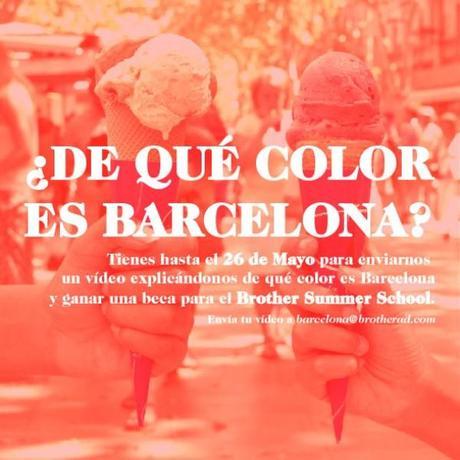 Di de qué color es Barcelona y gana una beca en el Brother Summer School