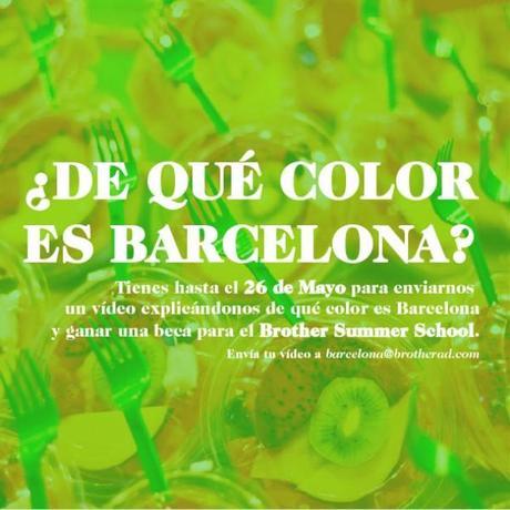 Di de qué color es Barcelona y gana una beca en el Brother Summer School