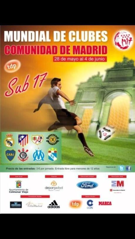 MUNDIAL DE CLUBES SUB-17 EN MADRID: Colmenar Viejo acoge la edición 2014