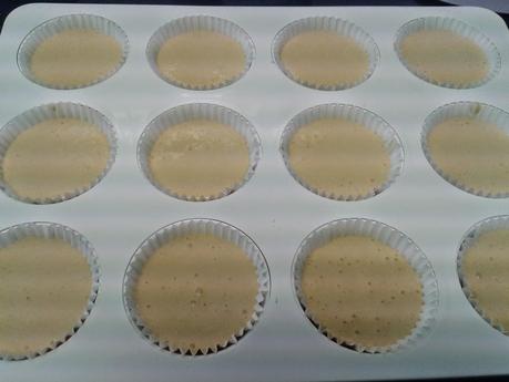 Magdalenas de naranja y vainilla