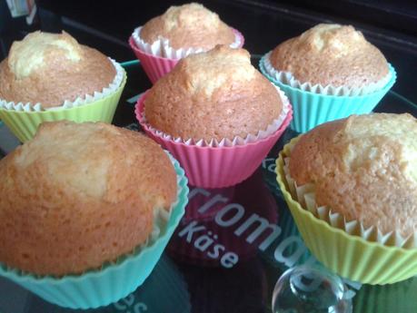 Magdalenas de naranja y vainilla