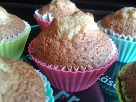 Magdalenas de naranja y vainilla