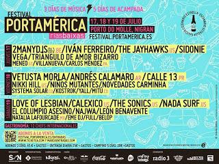 Vetusta Morla, Love of Lesbian, The Jayhawks y 2ManyDjs completan el cartel del PortAmérica