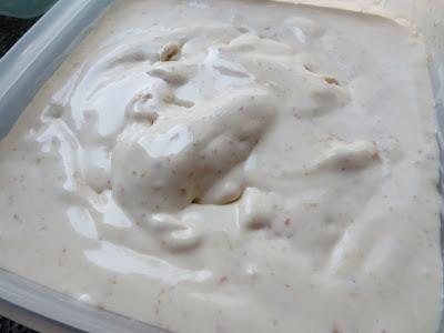 Helado de almendras