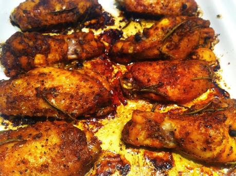 Receta: alitas de pollo morunas