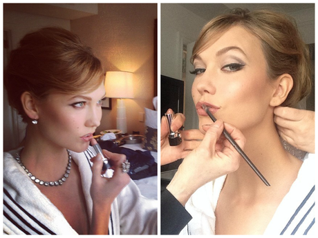 MAQUILLAJE DE KARLIE KLOSS EN LA MET GALA 2014 MAQUILLAJE DE KARLIE KLOSS EN LA MET GALA 2014