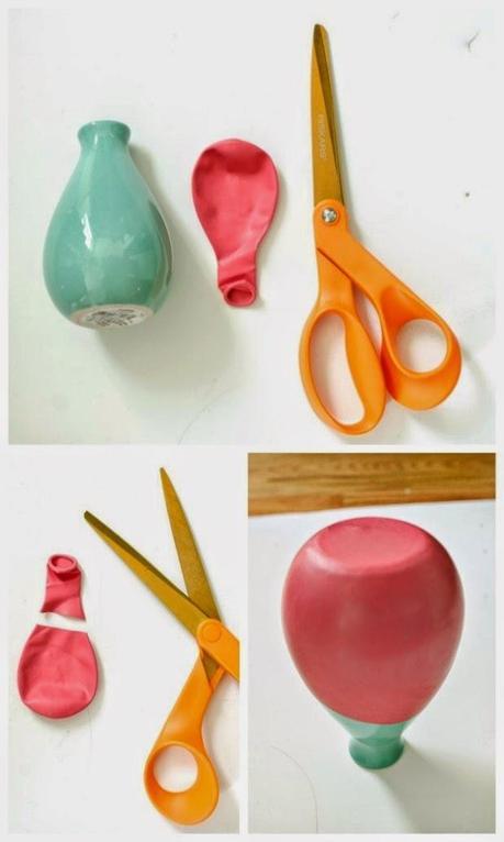diy: decora un jarrón con globos